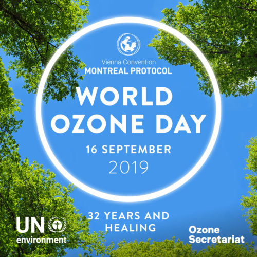 16th September 2019 – International Day for the Preservation of the Ozone Layer