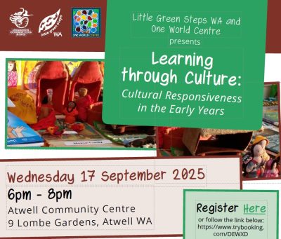 Cultural Responsiveness Workshop for Early Years Educators – Wed 17 Sept